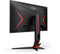 AOC Q24G2A/BK - Gaming Monitor - 165Hz 1ms MPRT QHD 2560x1440 - Rood Zwart