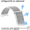 iMoshion Bandje Geschikt voor Fitbit Charge 3 / 4 - iMoshion Nylon band klittenband met design aansluiting - Grijs