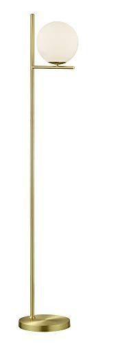 Trio Leuchten Flore - Vloerlamp - 1 lichts - Dimbaar - Goud