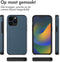 imoshion Hoesje Geschikt voor iPhone 14 Pro Hoesje - Ruimte voor 2 pasjes - imoshion Backcover met pasjeshouder - Donkerblauw