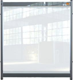 Bureauscherm Nobo Modulair doorzichtig PVC 750x820mm
