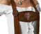 dressforfun Lederhose Walchensee - Verkleedkostuum - Kniehoogte - Bruin