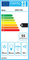 NOVY 26052/01 - Geïntegreerde afzuigkap - 600 m³/uur - Zwart