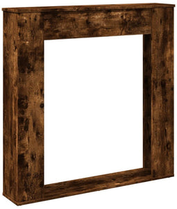 vidaXL - Haardombouw - 100x20x100 - cm - bewerkt - hout - gerookt - eikenkleurig