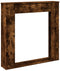 vidaXL - Haardombouw - 100x20x100 - cm - bewerkt - hout - gerookt - eikenkleurig