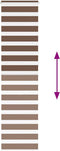vidaXL - Zebra - rolgordijn - 65x230 - cm - stofbreedte - 60,9 - cm - polyester - bruin