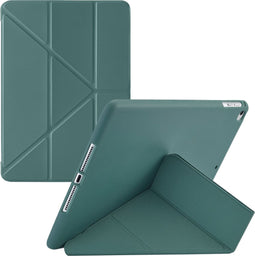 iMoshion Tablet Hoes Geschikt voor iPad 5 (2017) 9.7 inch / iPad 6 (2018) 9.7 inch / iPad Air 1 (2013) / iPad Air 2 (2014) - iMoshion Origami Bookcase tablet - Donkergroen