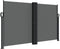 vidaXL - Windscherm - uittrekbaar - 140x600 - cm - antraciet