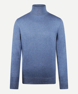 McGregor XL Faded Blue Roll Neck Sweater - MM242.1203.01.2008 - Blauw - Maat XL