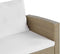 Beliani LUCA - Loungeset voor 4 - Beige - PE rotan