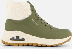 Skechers UNO RUGGED - FALL AIR Dames Laarzen - Veterboots - Groen