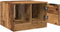 vidaXL - Salontafel - 50x50x36 - cm - bewerkt - hout - oud - houtkleurig