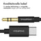 imoshion USB-C naar AUX Kabel - 1 meter - 3.5mm Audio Kabel - Zwart