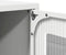 vidaXL - Tv-meubel - 68x39x60,5 - cm - koudgewalst - staal - wit