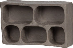 BePureHome Clay Wandkastje - Papier Mache - Grijs - 70x45x23