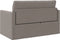 vidaXL - Hoekbankbed - 2-in-1 - Taupe - 124x71x78 - cm - Stof