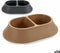 Dierenvoederbak Plastic 34,5 x 7 x 22,5 cm (24 Stuks)