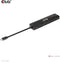 Club 3D CSV-1596 - 6-in-1 USB Gen1 Type-C Hub - 1x Ethernet 1Gbps 1x HDMI 2x USB 2.0 type-A 2x USB 3.2 type-C - Zwart