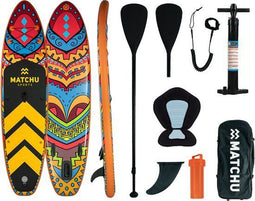 Matchu Sports - SUP board Deluxe - Opblaasbaar - 320x81x15 cm - Premium