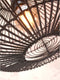 GOOD&MOJO Plafonniere Madeira - Rotan Zwart - Ø48cm - Modern