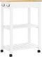 vidaXL - Keukentrolley - MONZA - 60x40x90 - cm - massief - grenenhout