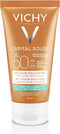 Vichy Capital Soleil SPF50 Dry Touch Zonnecrème Gemengde tot Vette Huid - Gelaat 50ml