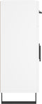 vidaXL - Dressoir - 69,5x34x90 - cm - bewerkt - hout - wit