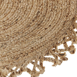 ZONGULDAK - Laagpolig vloerkleed - Beige - 120 cm - Jute