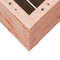 vidaXL - Plantenbak - 70x70x72 - cm - massief - douglashout