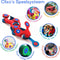 Clixo - Magnetisch Speelgoed - 18-delig Flexibel en Creatief - Rood/Blauw