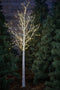 Luca Lighting Kerstdecoratie Berkenboom met LED Verlichting - H150 cm x Ø80 cm - Wit