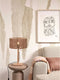 GOOD&MOJO Tafellamp Iguazu - Jute/Bamboe - Ø30x37cm -