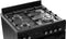 Everglades EVCK6020 - Gasfornuis - 4 Kookzones - Wokbrander - Mat Zwart - 60CM - 56 Liter Oven - Digitale Timer