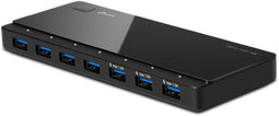 TP-Link UH700 - USB 3.2 Gen 1 Hub - 7 poorten 5000 Mbit/s - Zwart