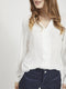 VILA VILUCY LS SHIRT - Doorknoop blouse - V-hals - M