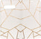 Design Softcase Booktype Samsung Galaxy S10 hoesje - Grafisch Wit / Koper