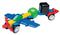 Stick-O City Voertuigenset - magnetisch speelgoed - 20 modellen - magneten speelgoed - baby blokken