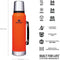 Stanley The Legendary Classic Bottle 1,00L Blaze Orange