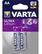 Varta Ultra Lithium - AA Penlite Batterijen - 8x Krachtiger - (2 stuks)