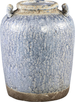 PTMD Aikon Kruik met twee oren - 27 x 27 x 35 cm - keramiek - Blauw