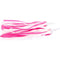 PexKids Fraaie Franje Stuurslingers - Streamers - Stuur Versiering 26 cm Roze/Wit