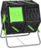 vidaXL - Composteertrommel - dubbele - kamer - 63x60x74 - cm - 140 - L - polypropeen