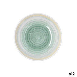 Quid Velvet - Diep bord - Keramisch Ø 21,5 cm - Geel (12 stuks)