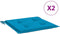vidaXL - Tuinstoelkussens - 2 - st - 40x40x3 - cm - oxford - stof - blauw