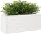 vidaXL - Plantenbak - 110x40x46 - cm - massief - grenenhout - wit