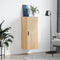 vidaXL - Hangkast - 34,5x34x90 - cm - sonoma - eikenkleurig