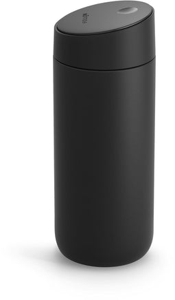 Fellow Carter Slide Mug - Drinkbeker met schuifdop - Dubbelwandige isolatie - Zwart - 475ml