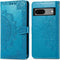 iMoshion Hoesje Geschikt voor Google Pixel 7 Hoesje Met Pasjeshouder - iMoshion Mandala Bookcase - Turquoise