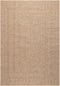 vidaXL - Vloerkleed - ZIZUR - beige - binnen - en - buiten - 140x200 - cm - jute - look