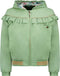 Le Chic BRACHA C212-5213 - Meisjes Jas - Vrolijke zomer bomber met ruffles - Groen